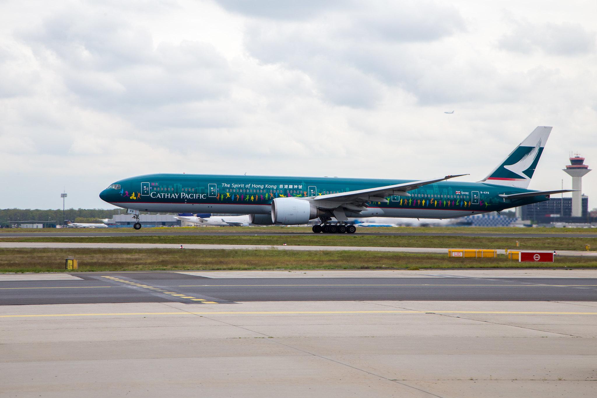 Frankfurt Airport: Cathay Pacific (CX / CPA) | Livery: The Spirit of Hong Kong Livery  |  Boeing 777-367(ER) B77W | B-KPB | MSN 35299