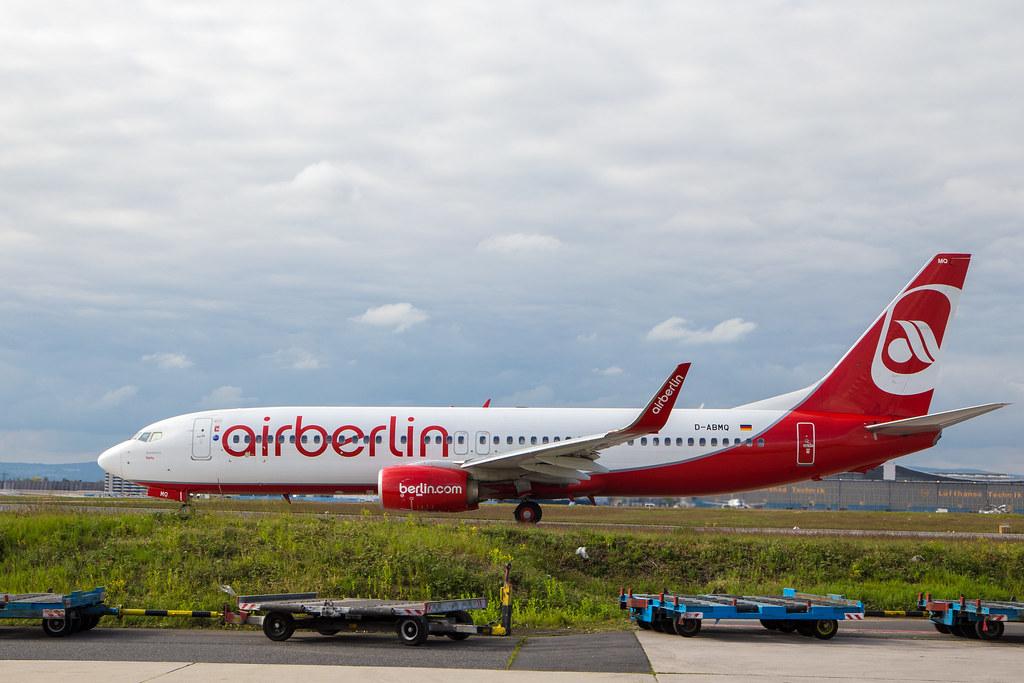 Frankfurt Airport: Airberlin (AB / BER) |  Boeing 737-86J B738 | D-ABMQ | MSN 37780