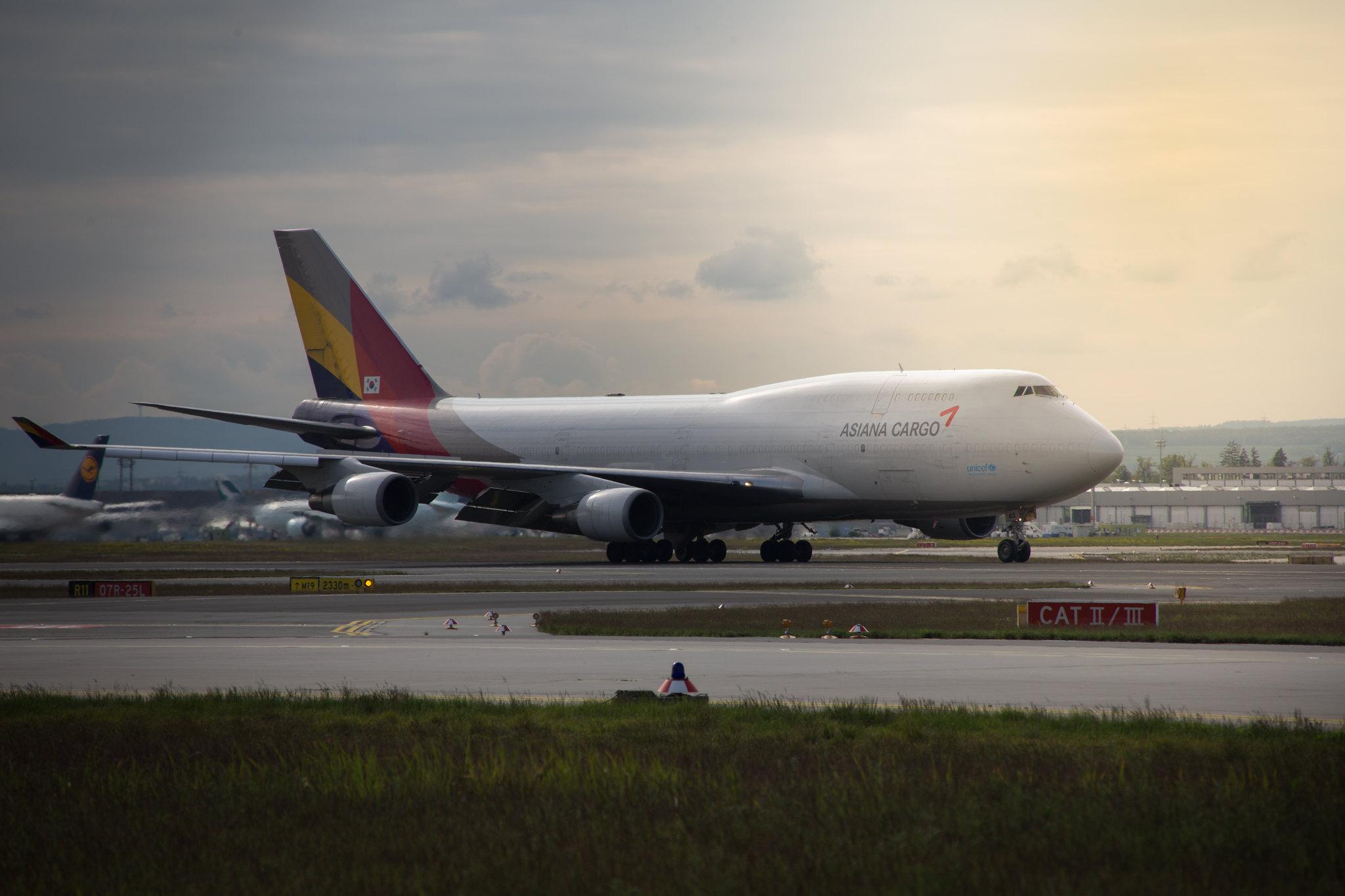 Frankfurt Airport: Asiana Cargo (OZ / AAR) | Operator: Asiana Airlines |  Boeing 747-48E(BDSF) B744 | HL7413 | MSN 25405