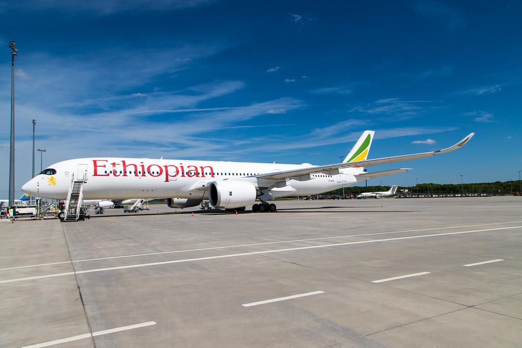 Frankfurt Airport: Ethiopian Airlines (ET / ETH) |  Airbus A350-941 A359 | ET-ATY | MSN 089