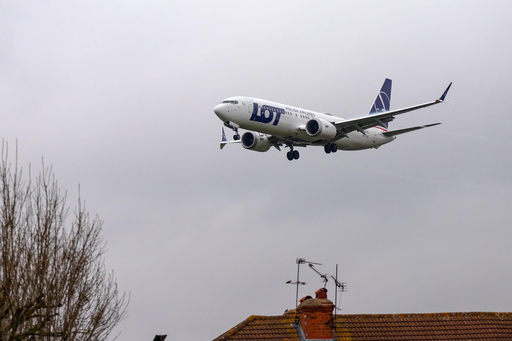London Heathrow Airport: LOT (LO / LOT) |  Boeing 737 MAX 8 B38M | SP-LVC | MSN 43347