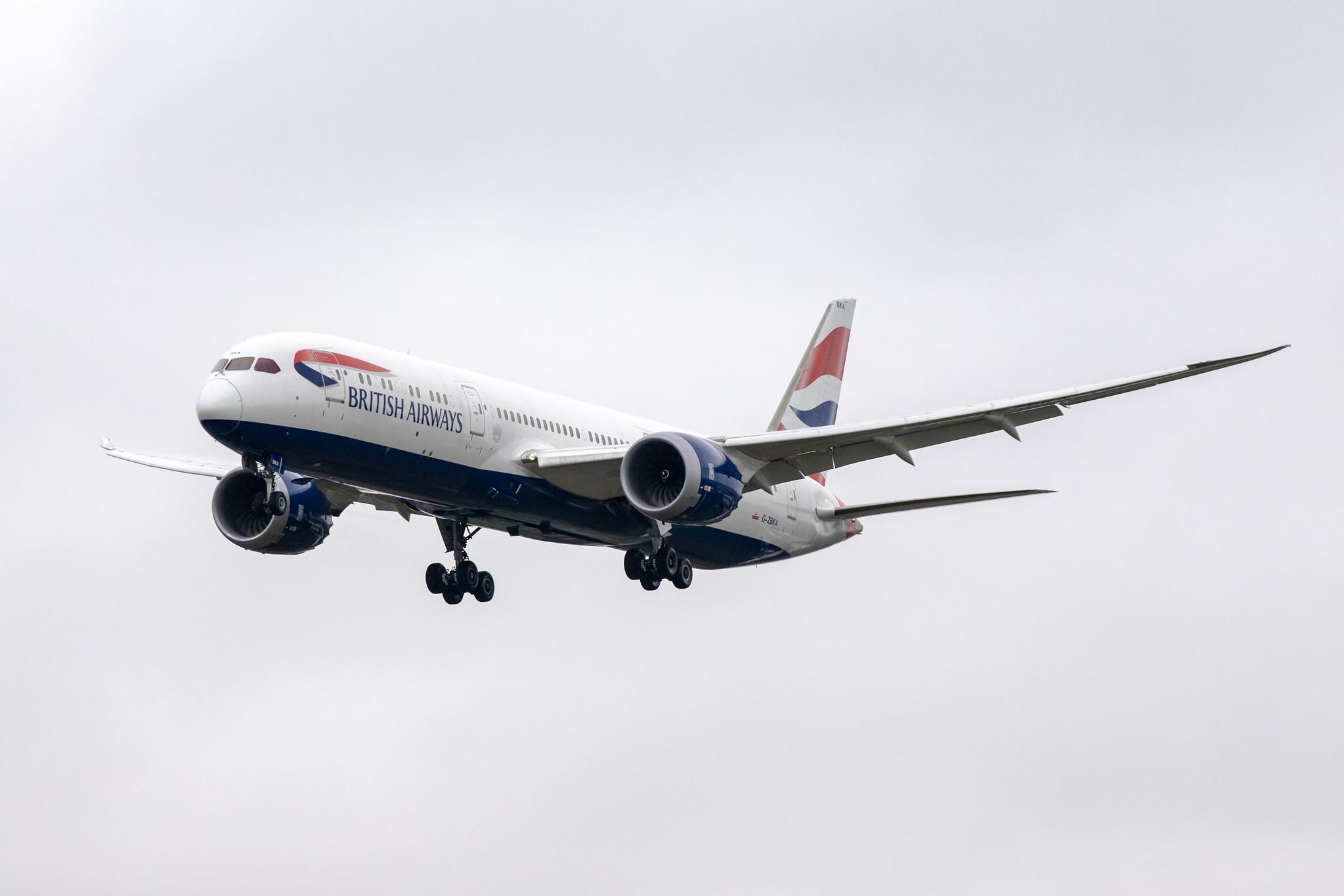 London Heathrow Airport: British Airways (BA / BAW) |  Boeing 787-9 Dreamliner B789 | G-ZBKA | MSN 38616