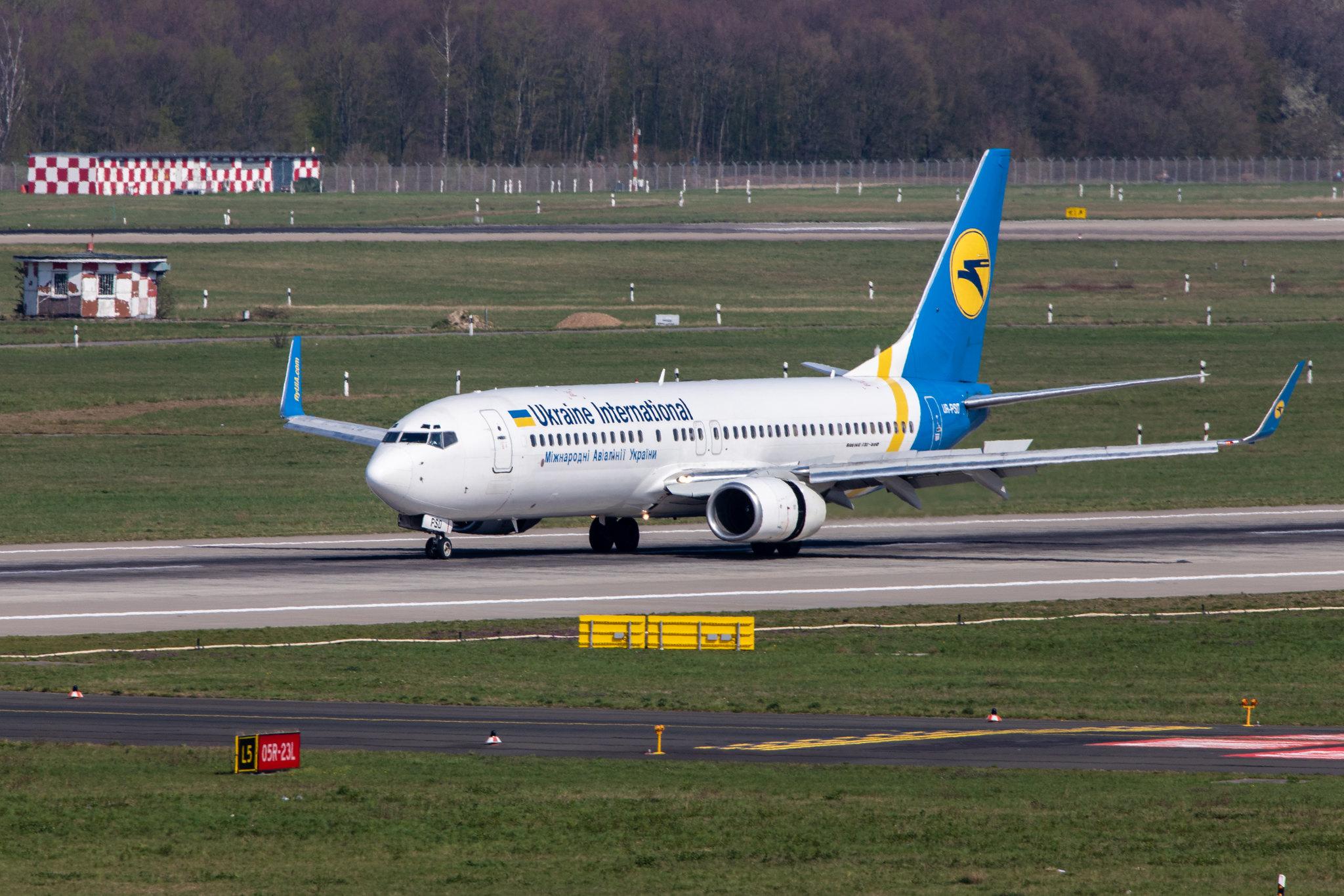 Düsseldorf Airport: Ukraine International Airlines (PS / AUI) | Operator: Ukraine Int. Airlines |  Boeing 737-8Q8 B738 | UR-PSO | MSN 30628