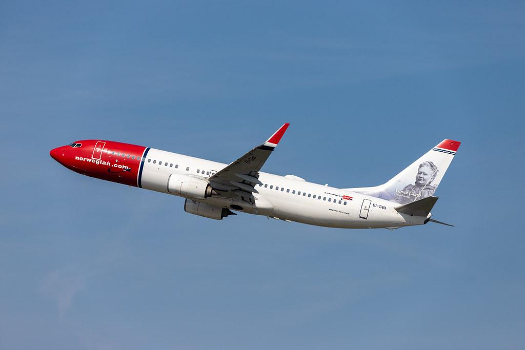 Düsseldorf Airport: Norwegian (DY / NAX) |  Livery: Minna Canth Livery | Operator: Norwegian Air International |  Boeing 737-8JP B738 | EI-GBI | MSN 39434