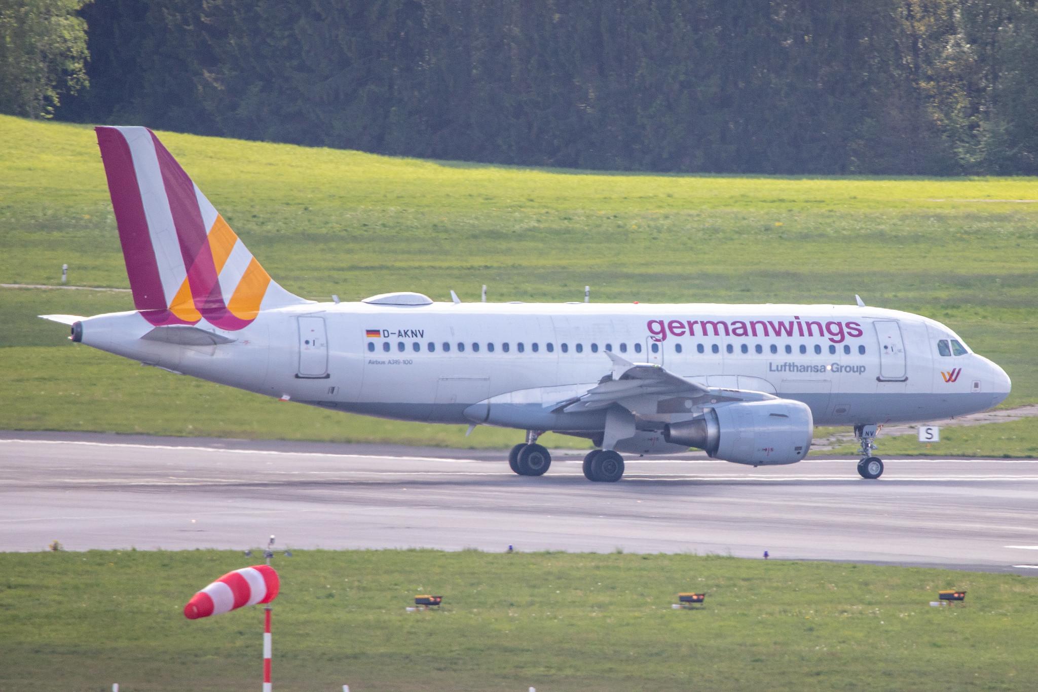 Hamburg Airport: Eurowings (EW / EWG) | Operator: Germanwings | Airbus A319-112 A319 | D-AKNV | MSN 2632