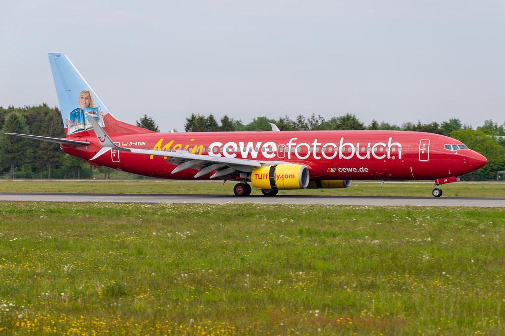 Hamburg Airport: TUI (X3 / TUI) | Operator: TUI fly | Livery: Cewe Fotobuch Livery |  Boeing 737-8K5 B738 | D-ATUH | MSN 34689