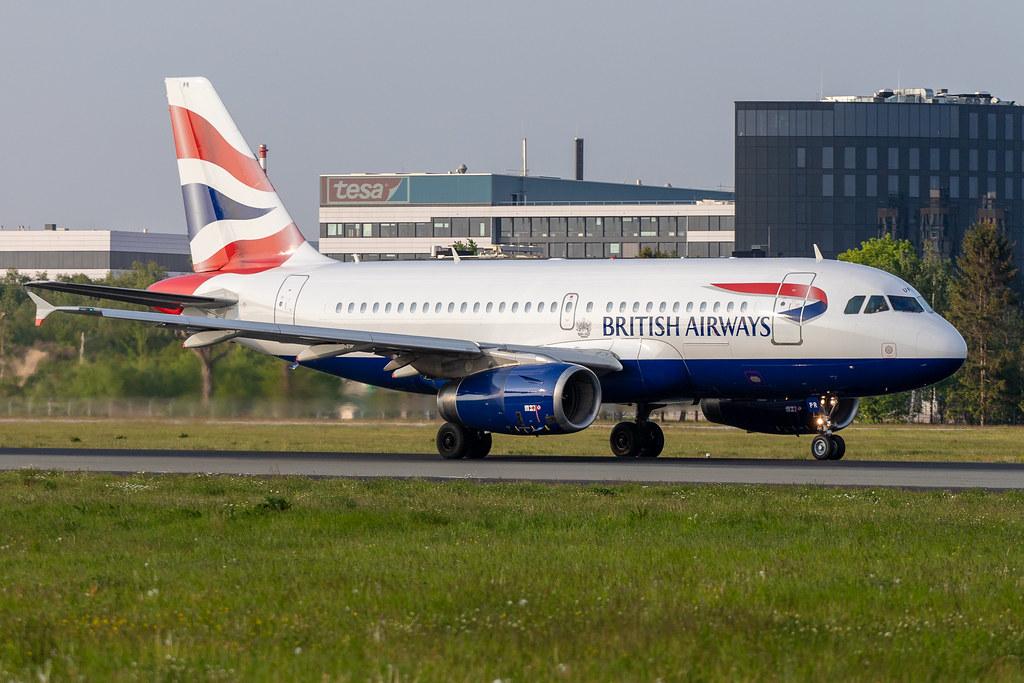Hamburg Airport: British Airways (BA / BAW) |  Airbus A319-131 A319 | G-EUPR | MSN 1329