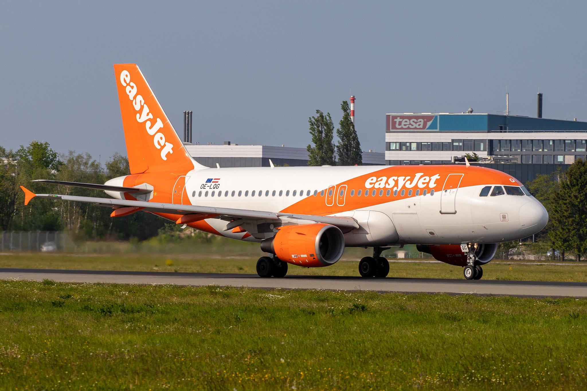 Hamburg Airport: easyJet (U2 / EZY) | Operator: easyJet Europe |  Airbus A319-111 A319 | OE-LQG | MSN 4076