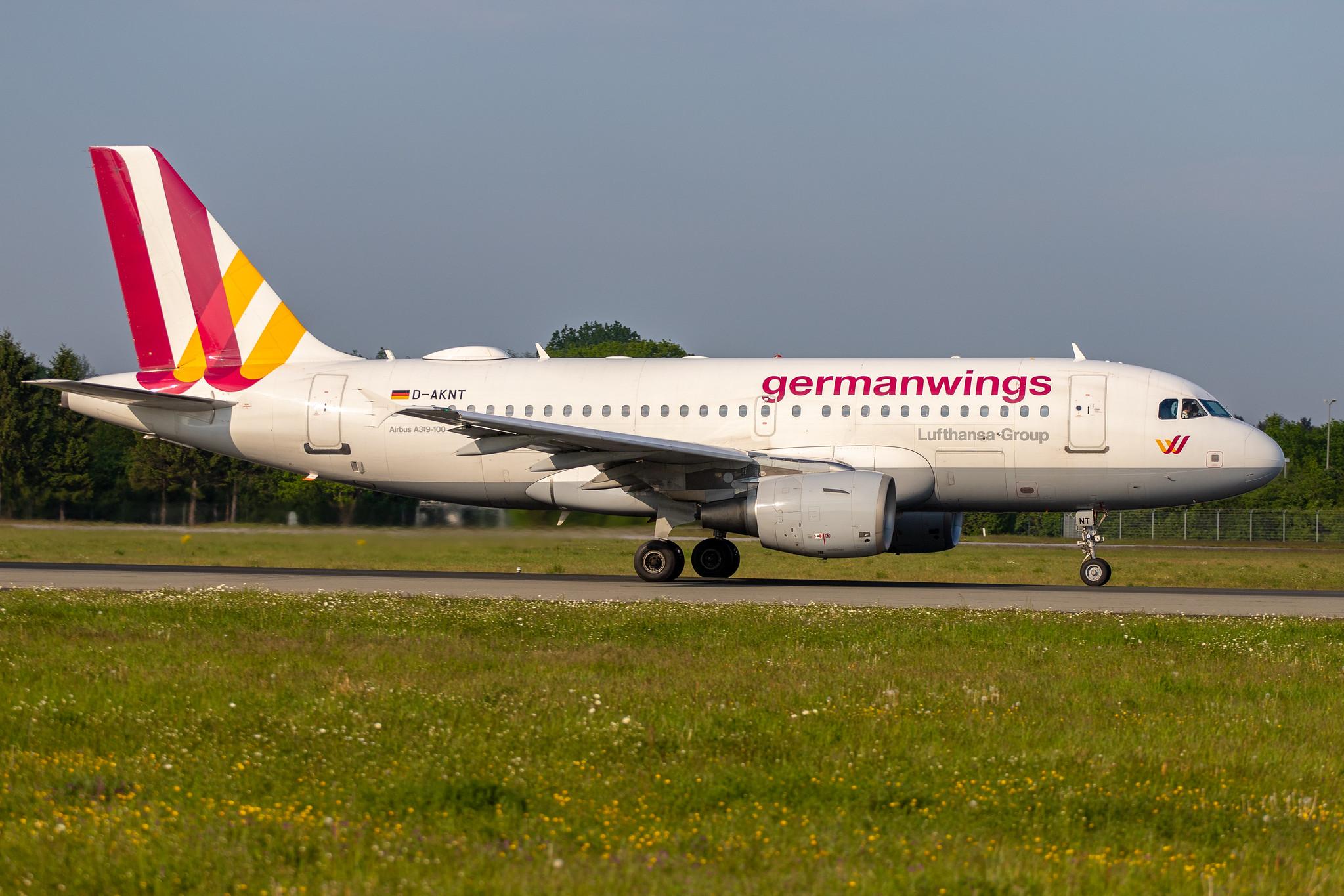 Hamburg Airport: Eurowings (EW / EWG) | Operator: Germanwings | Airbus A319-112 A319 | D-AKNT | MSN 2607