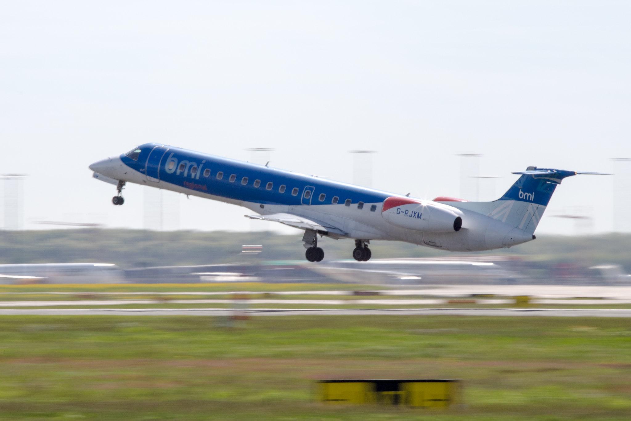 Frankfurt Airport: bmi Regional (BM / BMR) |  Embraer ERJ-145MP E145 | G-RJXM | MSN 145216