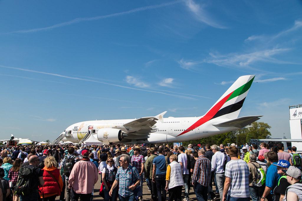 Berlin Air Show / ILA 2018: Emirates [100th A380] (Year of Zayed 2018 Livery) Airbus A380-842 A388 A6-EUV