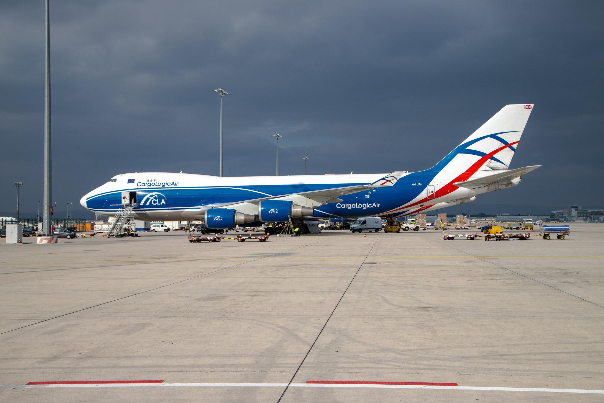 Frankfurt Airport: CargoLogicAir (P3 / CLU) |  Boeing 747-428F(ER) B744 | G-CLBA | MSN 32870