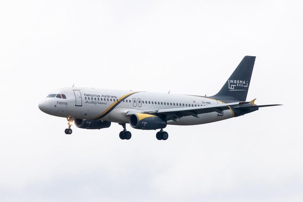 Hamburg Airport: Nesma Airlines (NE / NMA) |  Airbus A320-232 A320 | SU-NMB | MSN 1732