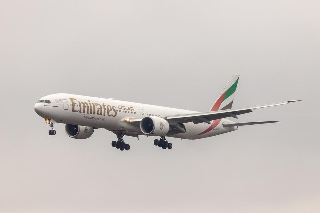 Hamburg Airport: Emirates (EK / UAE) |  Boeing 777-31H(ER) B77W | A6-EQG | MSN 42352