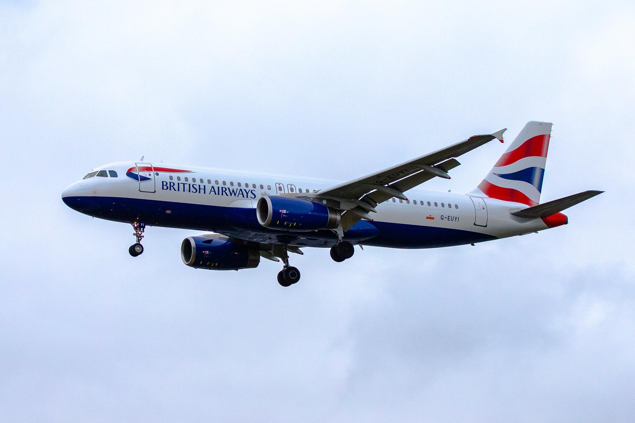 London Heathrow Airport: British Airways (BA / BAW) |  Airbus A320-232 A320 | G-EUYI | MSN 4306