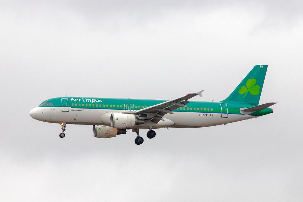 London Heathrow Airport: Aer Lingus (EI / EIN) |  Airbus A320-214 A320 | EI-DER | MSN 2583