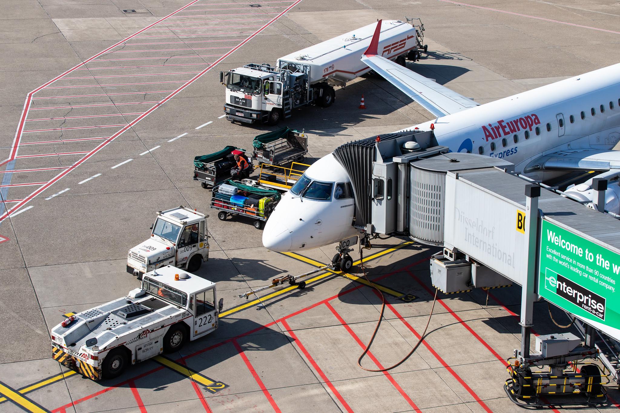 Düsseldorf Airport: Air Europa Express (UX / AEA) |  Embraer E195LR E195 | EC-LCQ | MSN 19000303