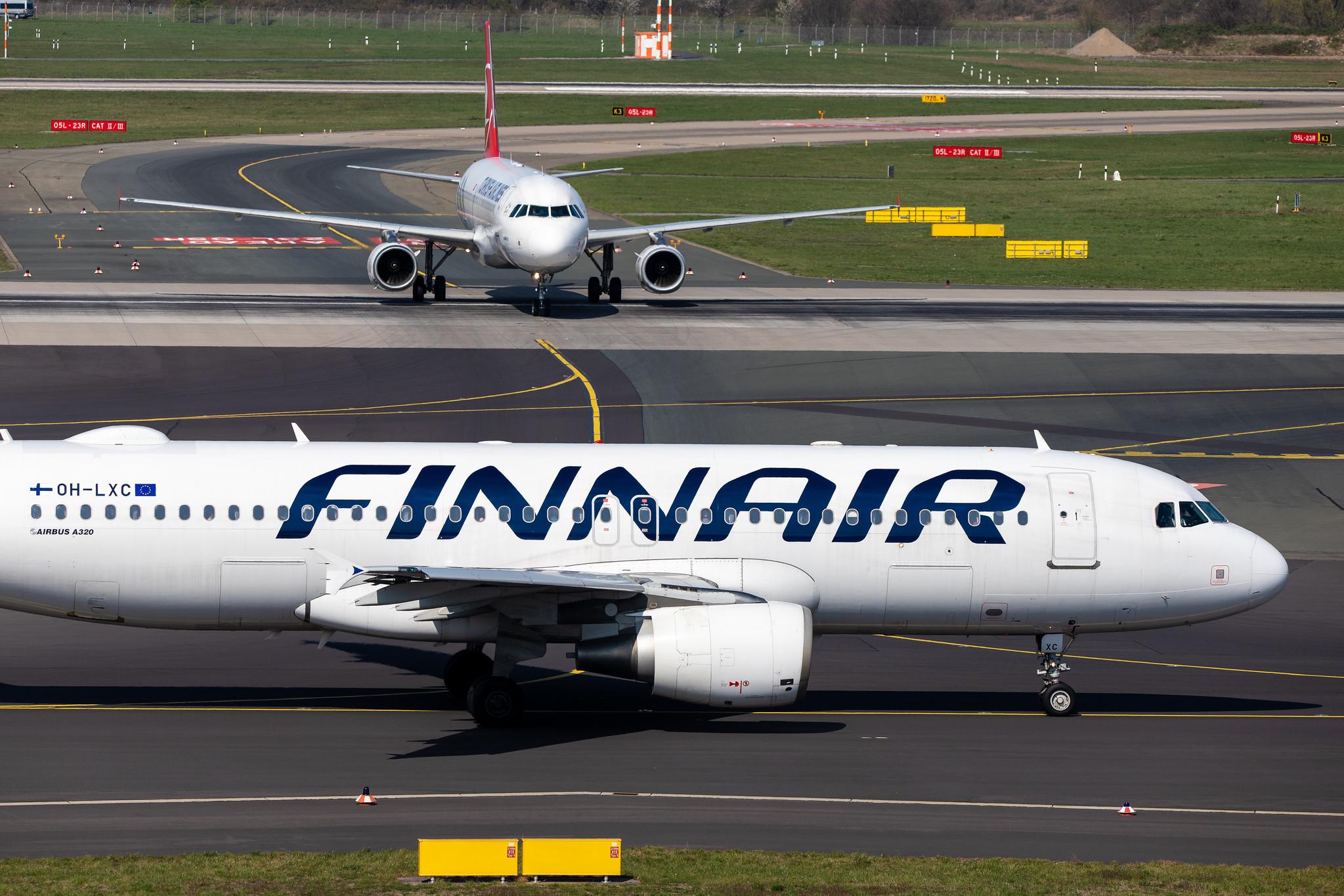 Düsseldorf Airport: Finnair (AY / FIN) |  Airbus A320-214 A320 | OH-LXC | MSN 1544
