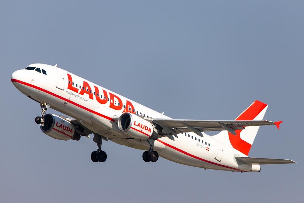 Düsseldorf Airport: Laudamotion (OE / LDM) |  Airbus A320-214 A320 | OE-LOA | MSN 3147
