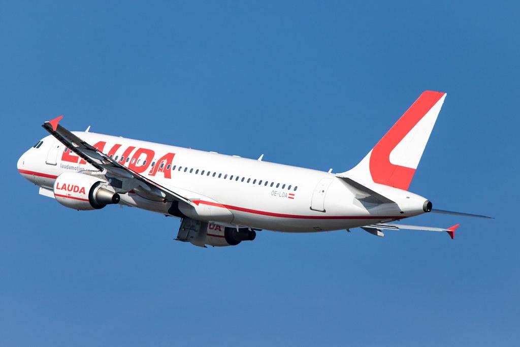 Düsseldorf Airport: Laudamotion (OE / LDM) |  Airbus A320-214 A320 | OE-LOA | MSN 3147