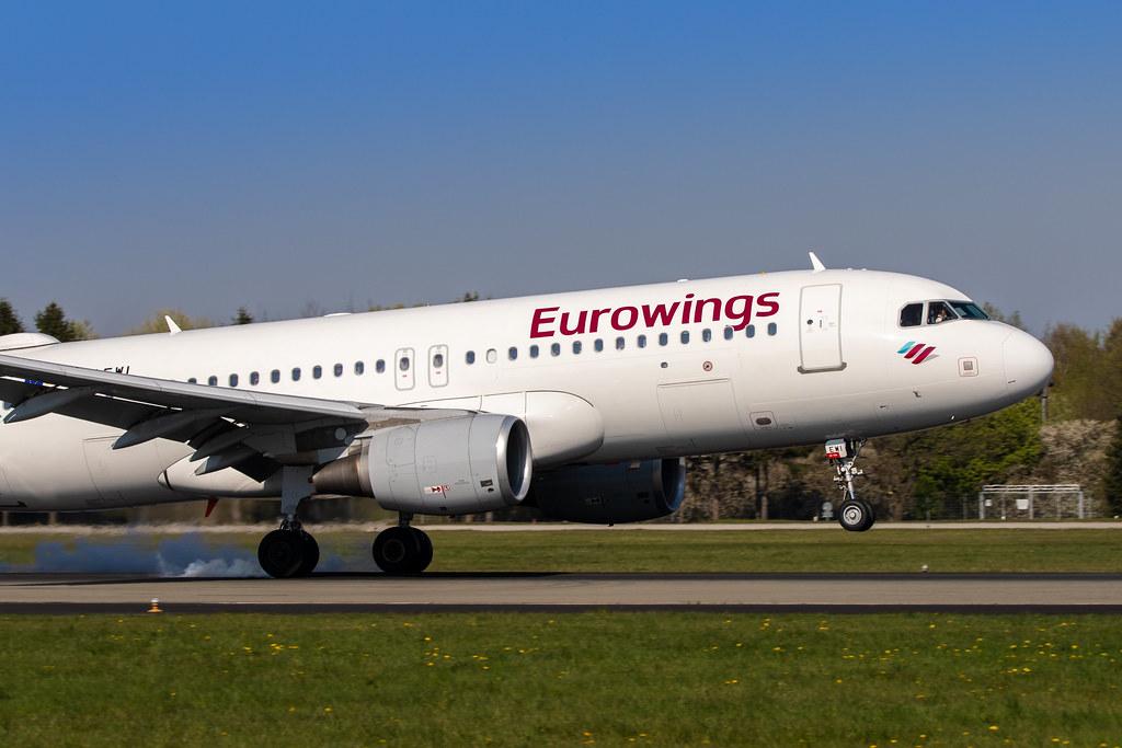 Hamburg Airport: Eurowings (EW / EWG) |  Airbus A320-214 A320 | D-AEWI | MSN 7210