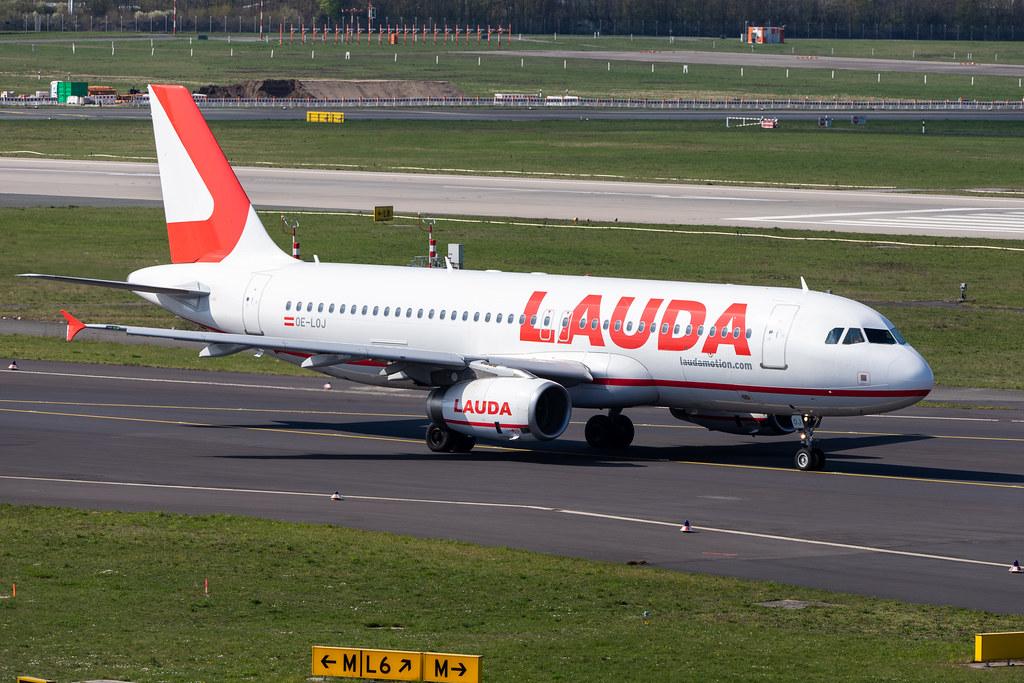 Düsseldorf Airport: Laudamotion (OE / LDM) |  Airbus A320-232 A320 | OE-LOJ | MSN 2288