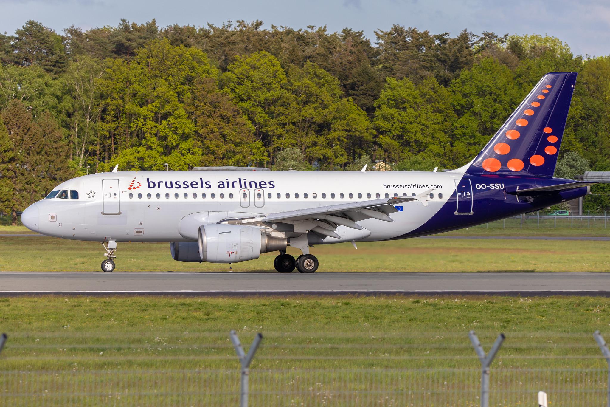Hamburg Airport: Brussels Airlines (SN / BEL) |  Airbus A319-111 A319 | OO-SSU | MSN 2230