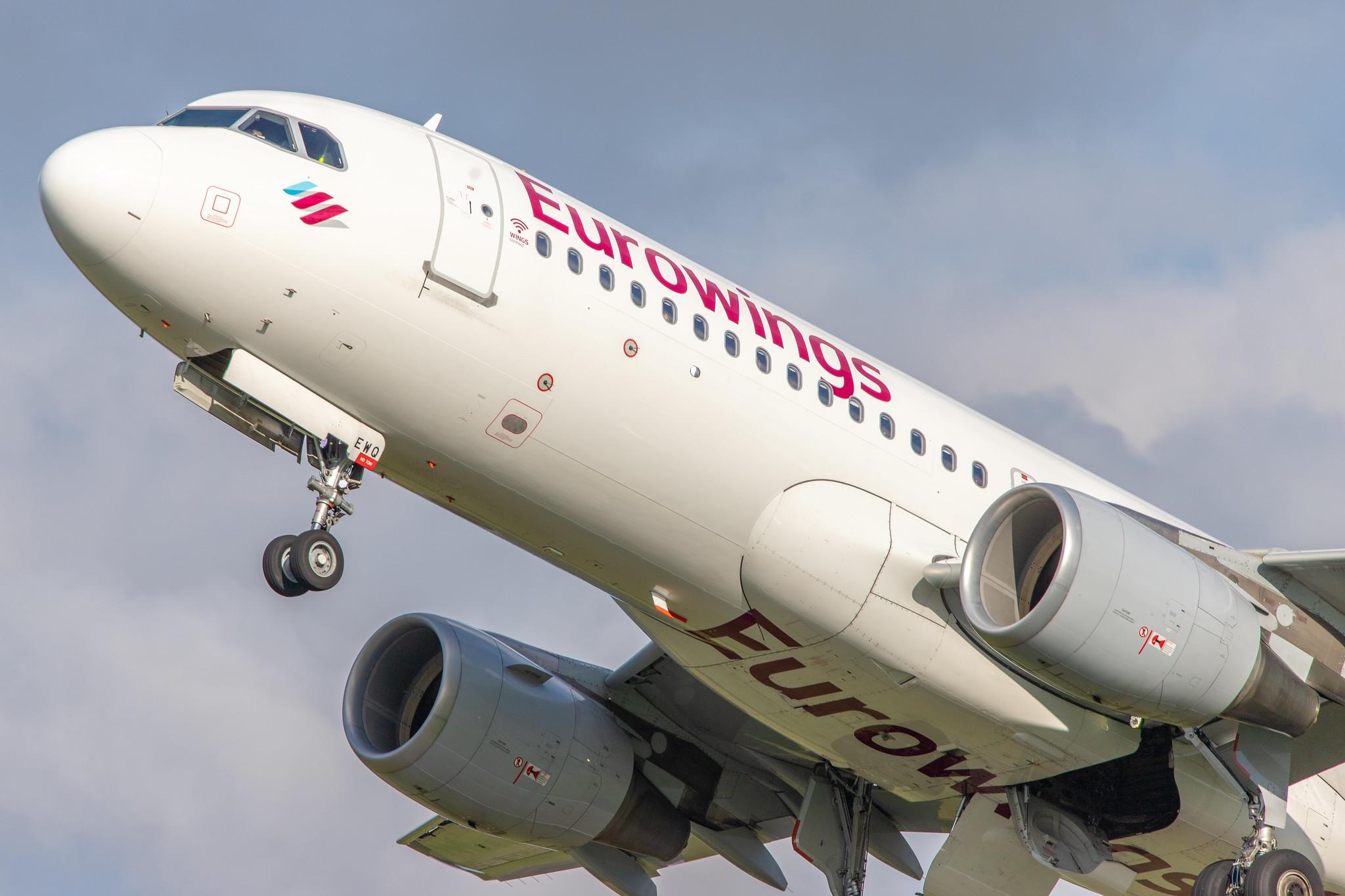 Hamburg Airport: Eurowings (EW / EWG) |  Airbus A320-214 A320 | D-AEWQ | MSN 7398