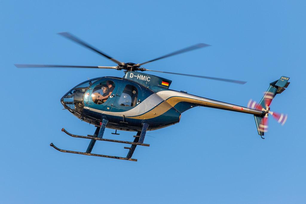Hamburg Airport: DHD Heliservice |  Hughes 369E H500 | D-HMIC | MSN 0362E