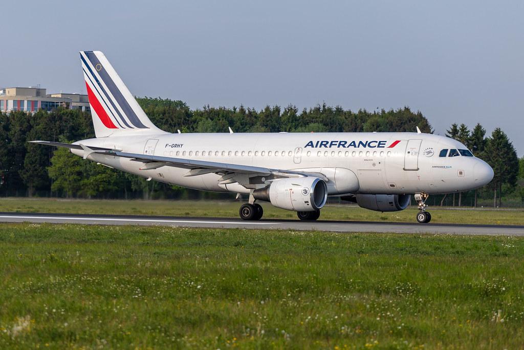 Hamburg Airport: Air France (AF / AFR) |  Airbus A319-111 A319 | F-GRHY | MSN 1616