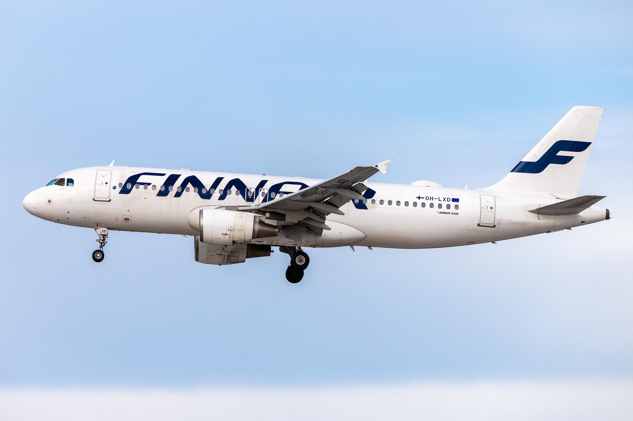 Hamburg Airport: Finnair (AY / FIN) |  Airbus A320-214 A320 | OH-LXD | MSN 1588