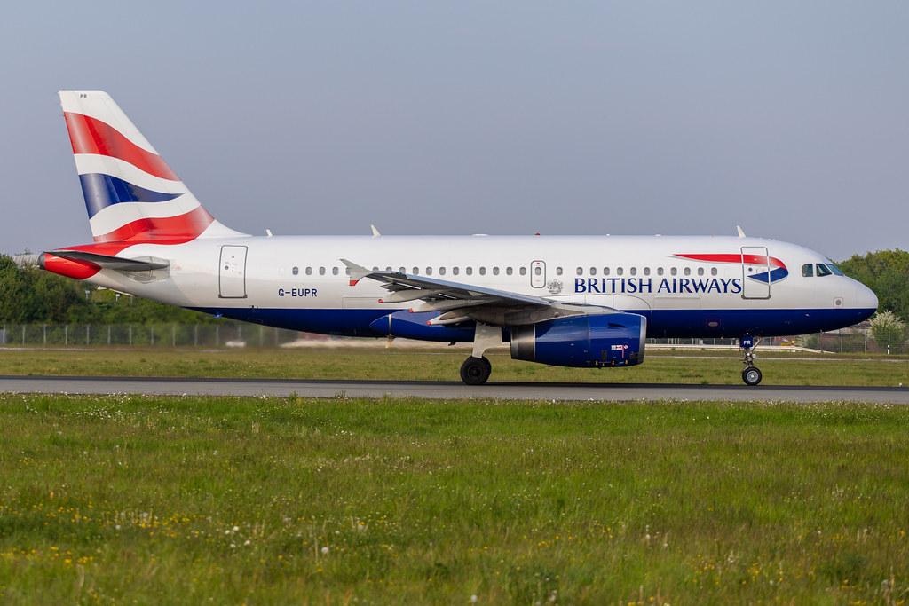 Hamburg Airport: British Airways (BA / BAW) |  Airbus A319-131 A319 | G-EUPR | MSN 1329