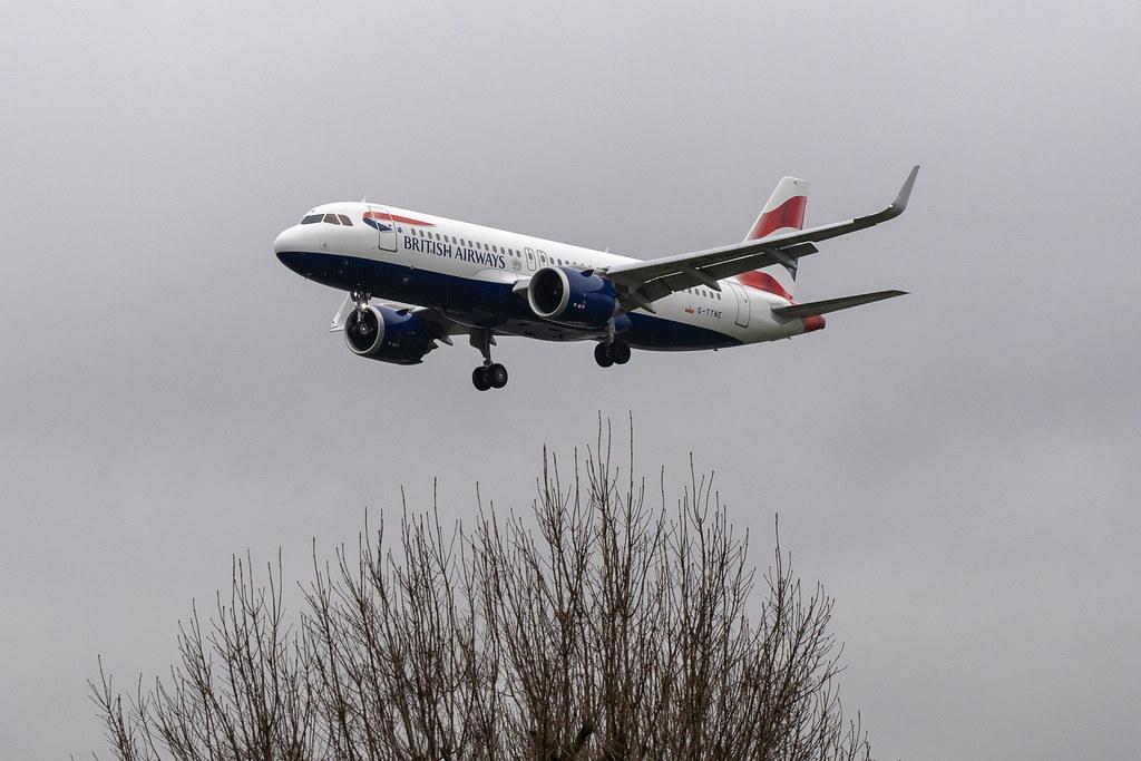 London Heathrow Airport: British Airways (BA / BAW) |  Airbus A320-251N A20N | G-TTNE | MSN 8365