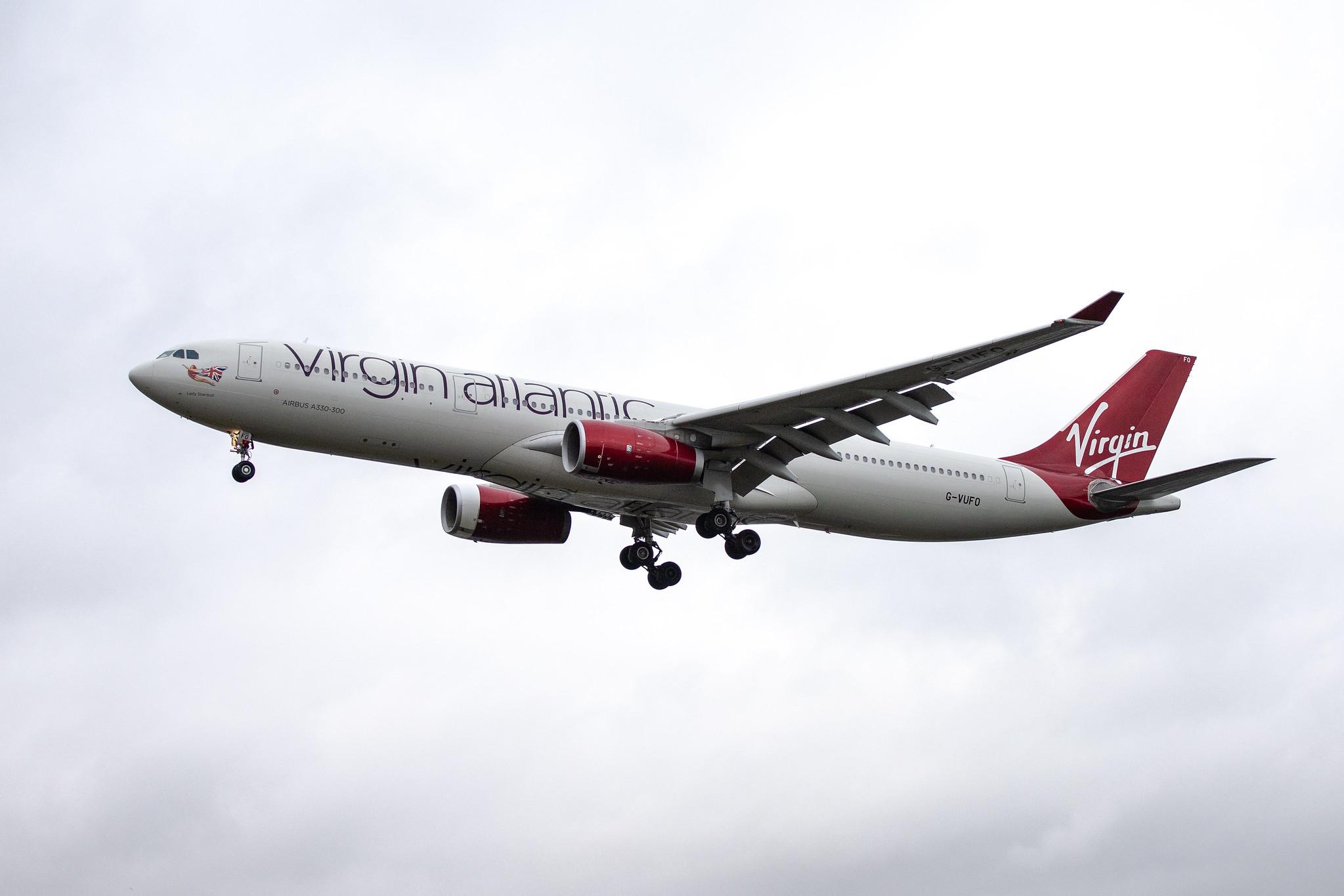 London Heathrow Airport: Virgin Atlantic (VS / VIR) |  Airbus A330-343 A333 | G-VUFO | MSN 1352