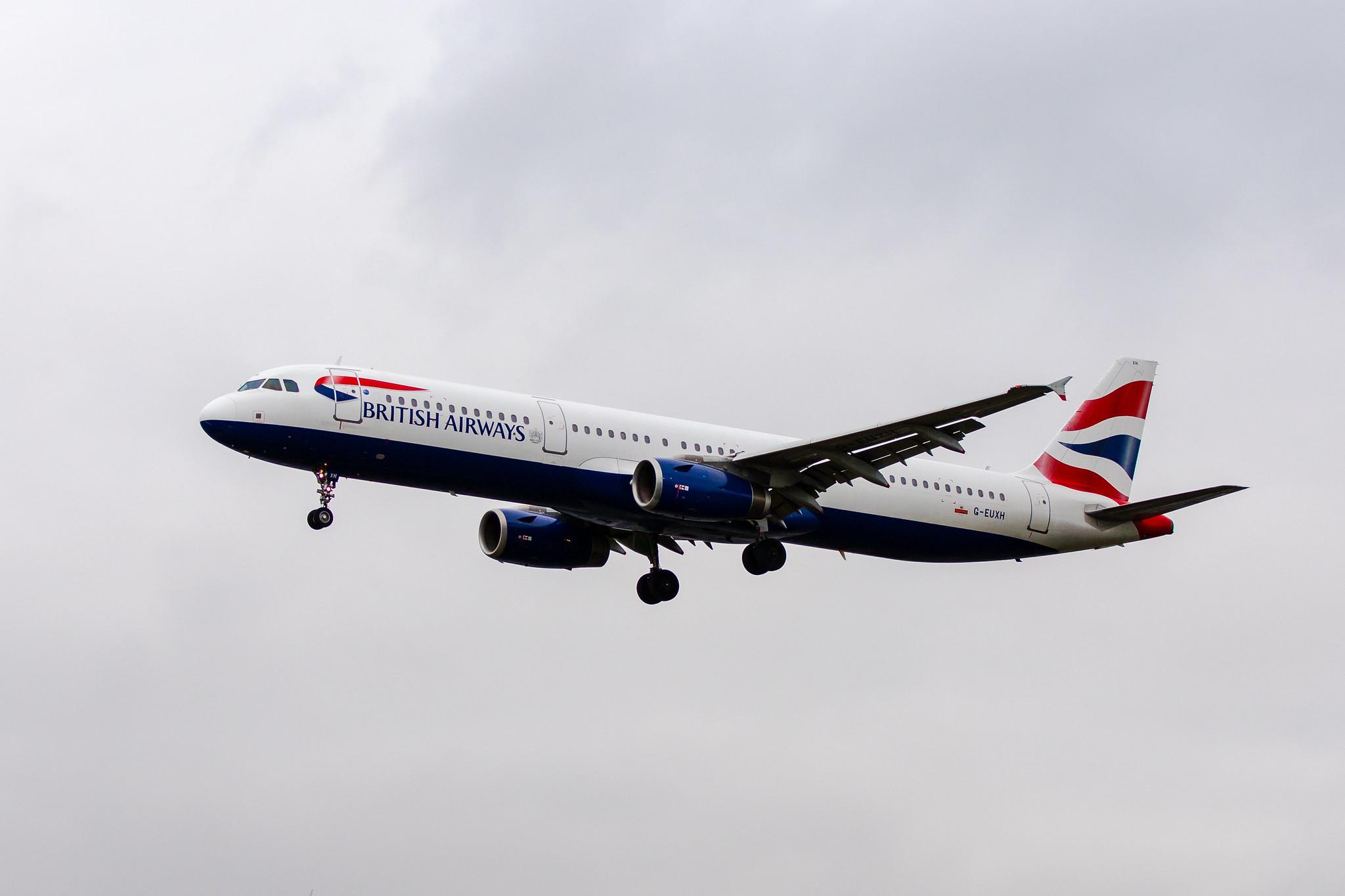 London Heathrow Airport: British Airways (BA / BAW) |  Airbus A321-231 A321 | G-EUXH | MSN 2363