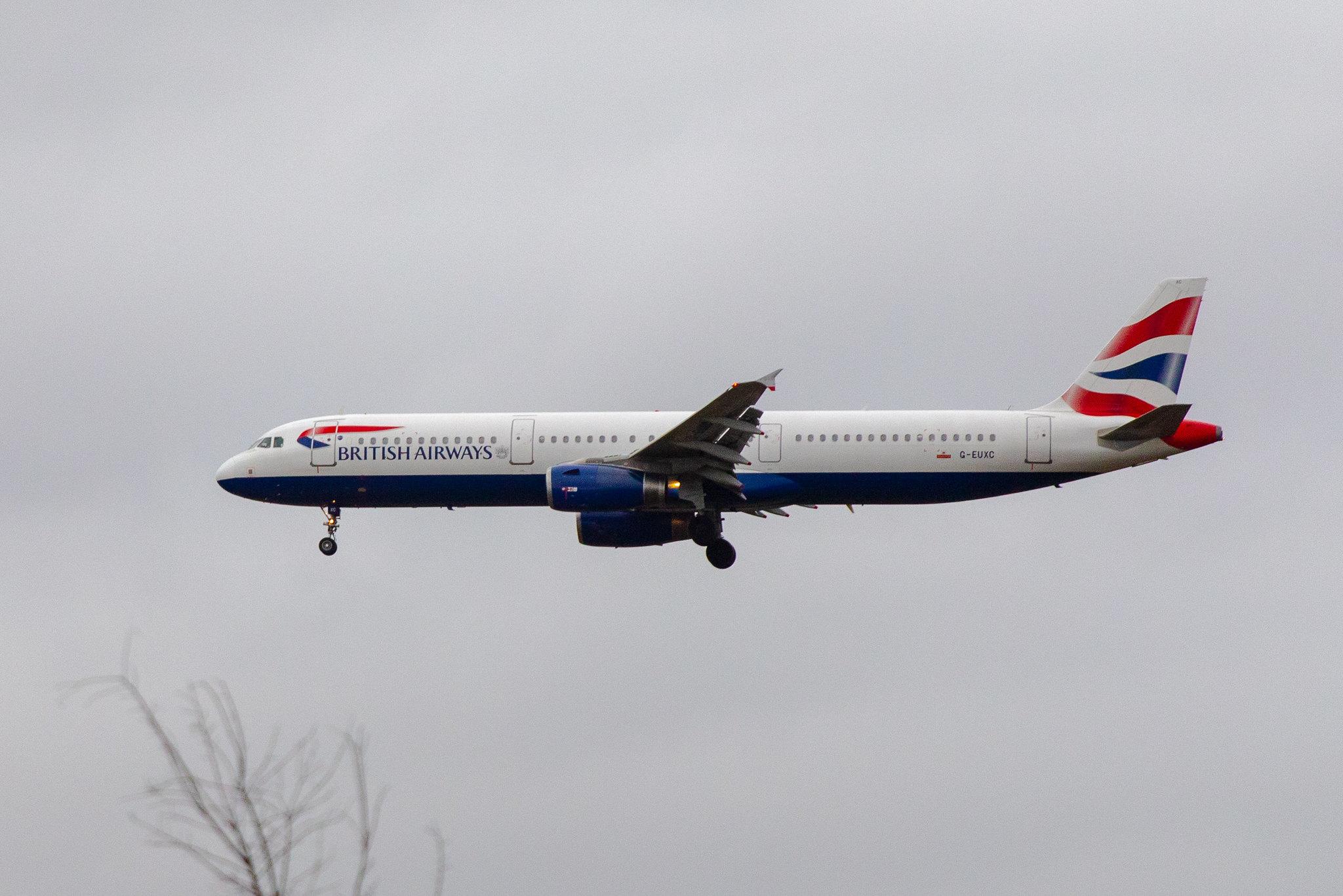 London Heathrow Airport: British Airways (BA / BAW) |  Airbus A321-231 A321 | G-EUXC | MSN 2305