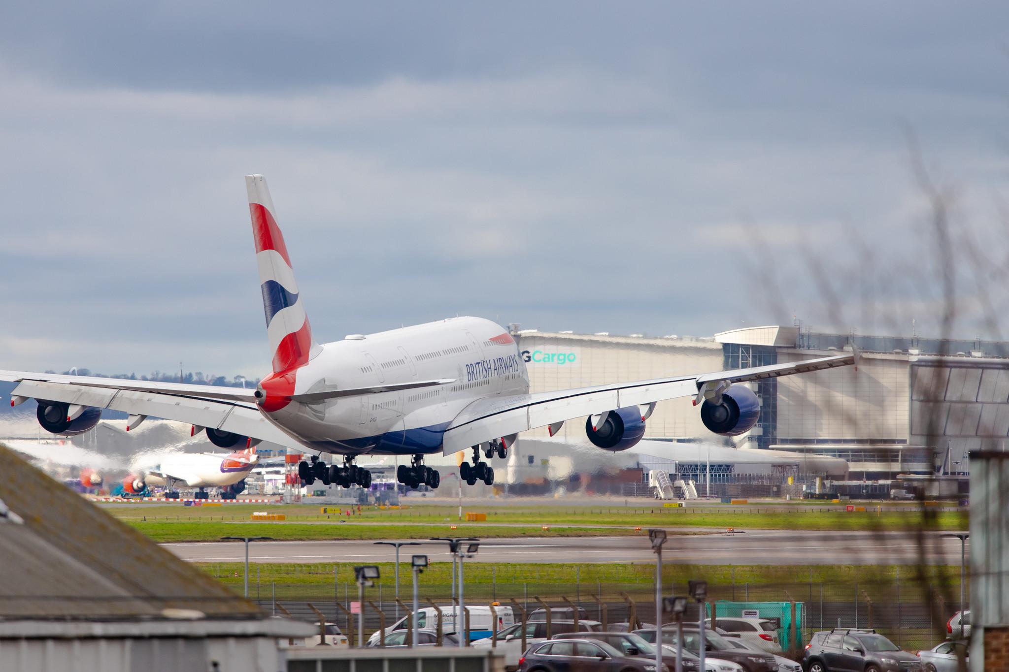 London Heathrow Airport: British Airways (BA / BAW) |  Airbus A380-841 A388 | G-XLEI | MSN 173