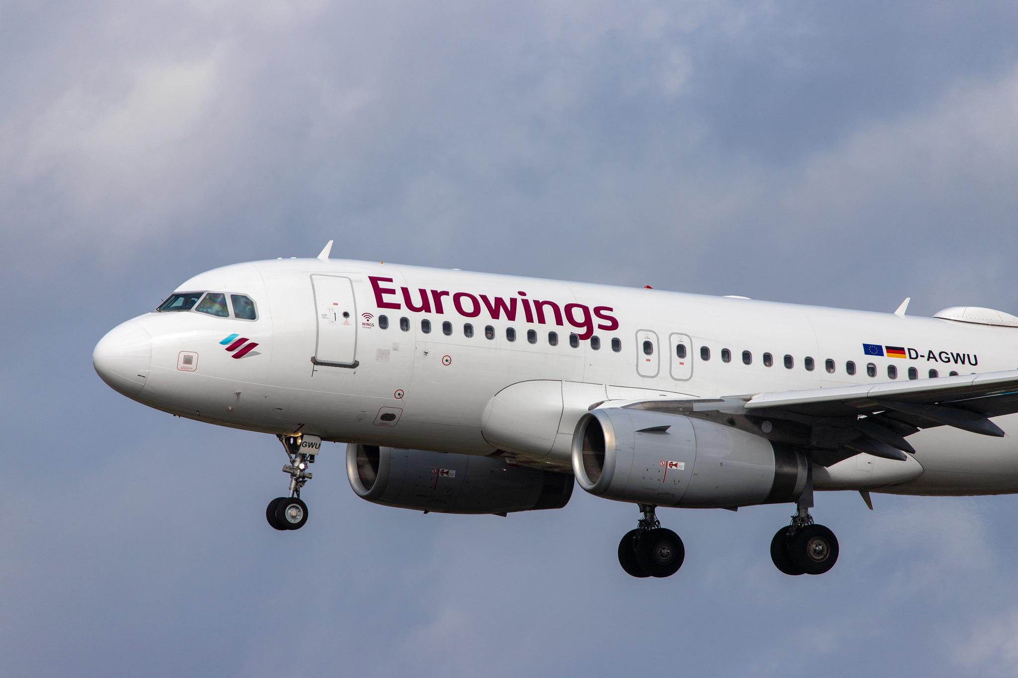 Hamburg Airport: Eurowings (EW / EWG) |  Airbus A319-132 A319 | D-AGWU | MSN 5457