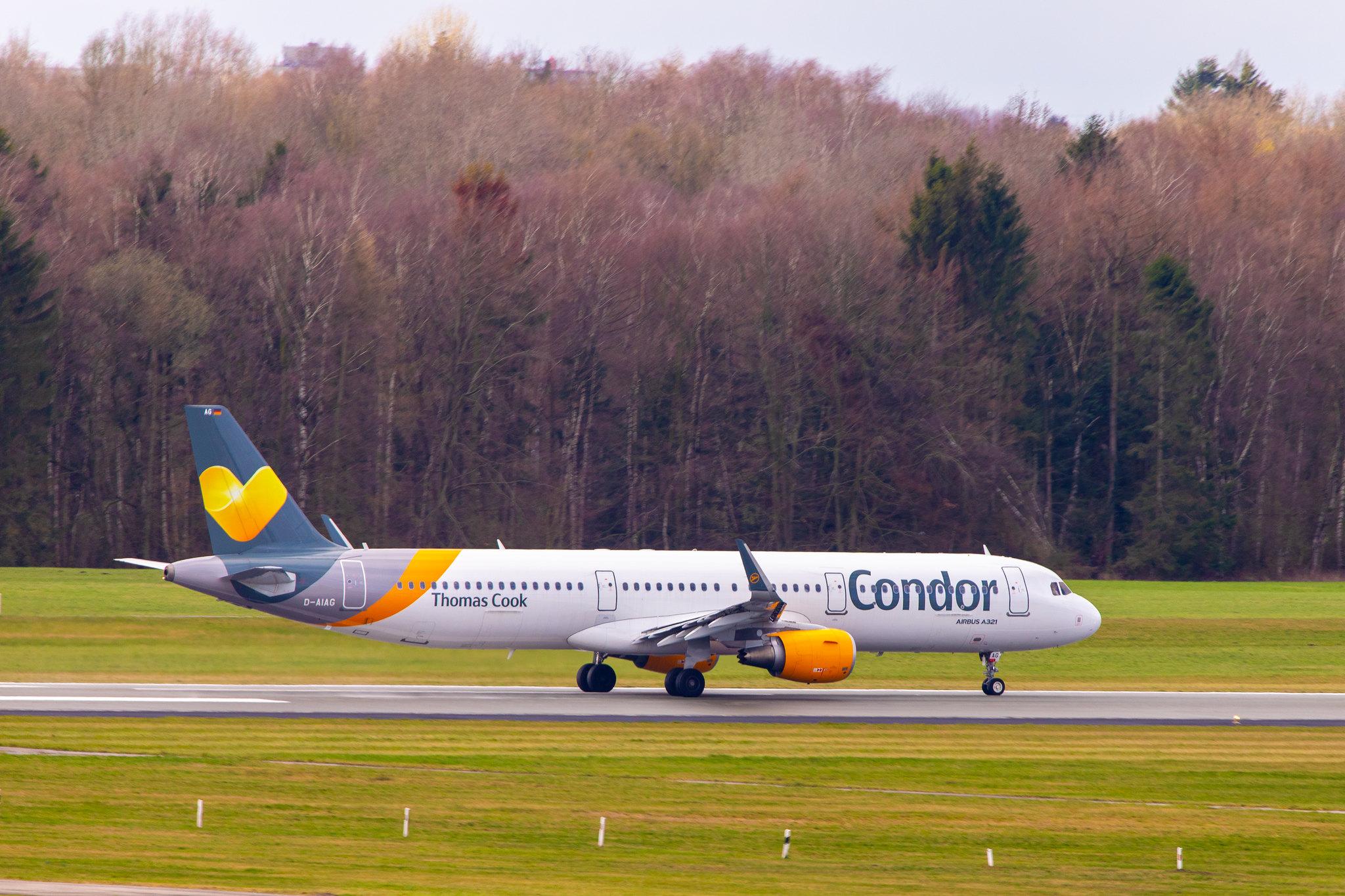 Hamburg Airport: Condor (DE / CFG) |  Airbus A321-211 A321 | D-AIAG | MSN 6590