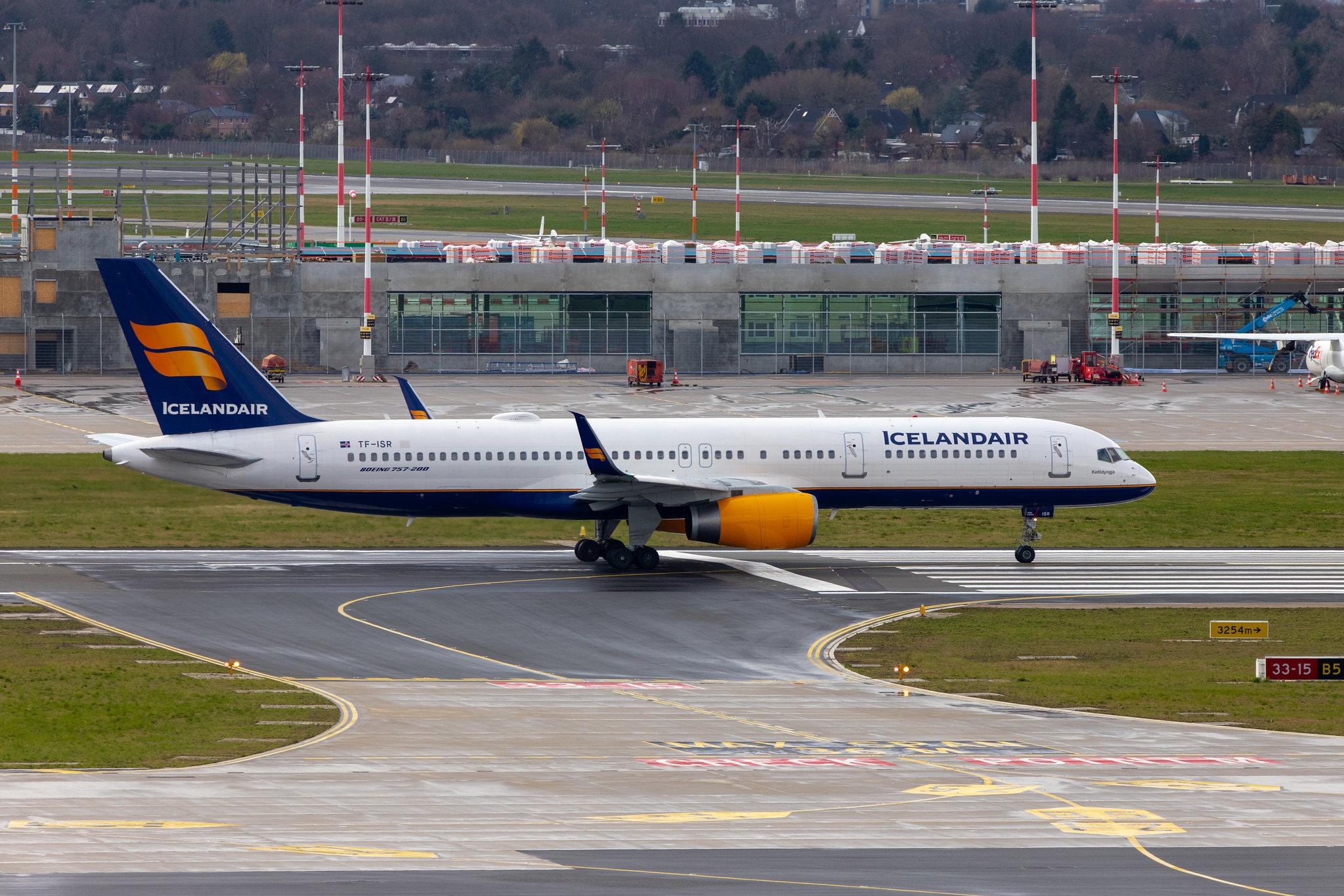 Hamburg Airport: Icelandair (FI / ICE) |  Boeing 757-256 B752 | TF-ISR | MSN 26248