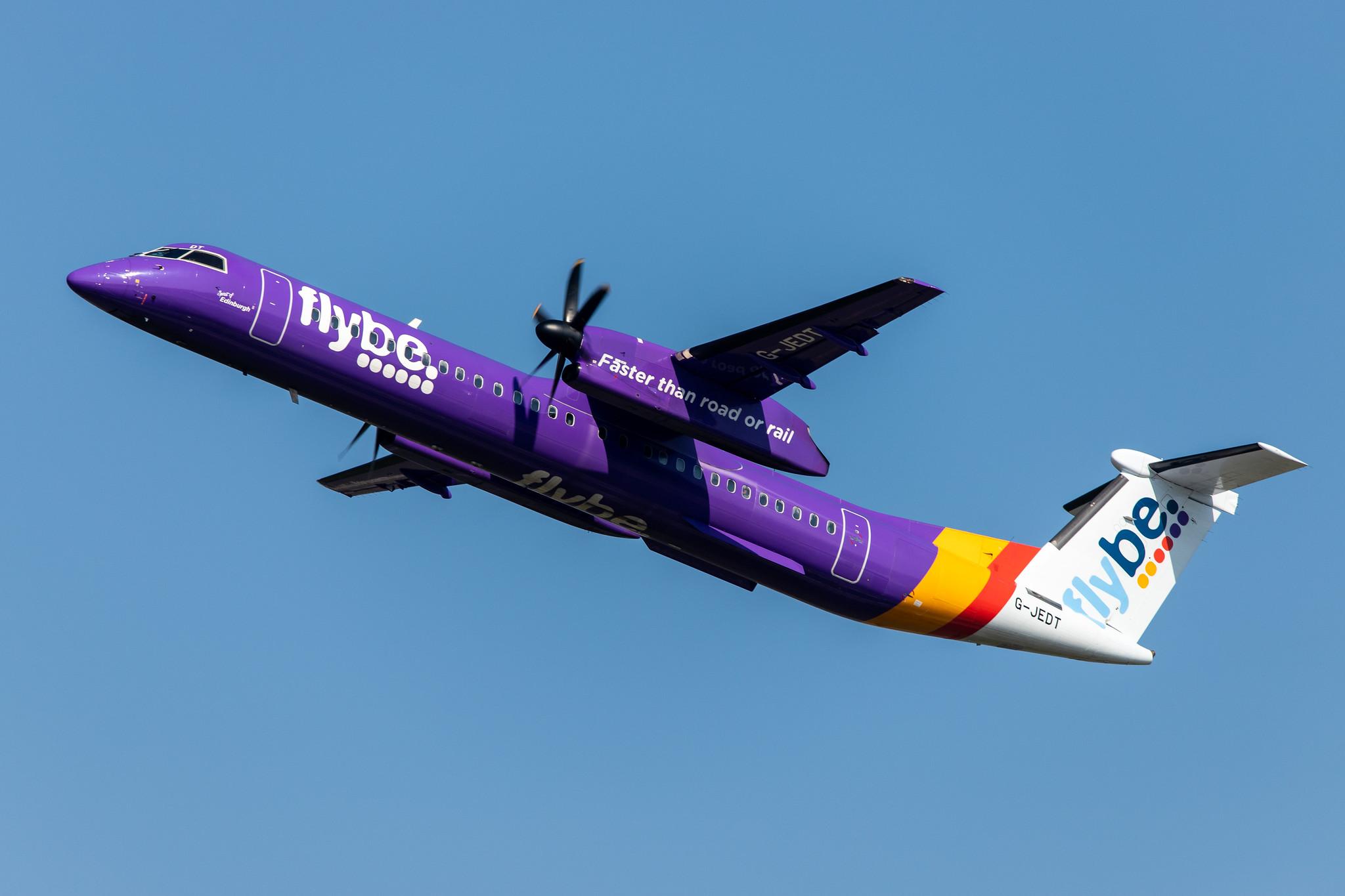 Düsseldorf Airport: Flybe (BE / BEE) |  De Havilland Canada Dash 8-400 DH8D | G-JEDT | MSN 4088