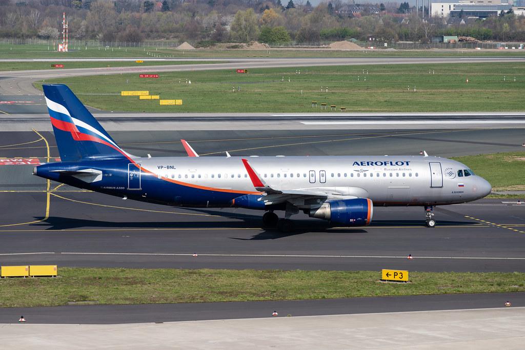 Düsseldorf Airport: Aeroflot (SU / AFL) |  Airbus A320-214 A320 | VP-BNL | MSN 5580