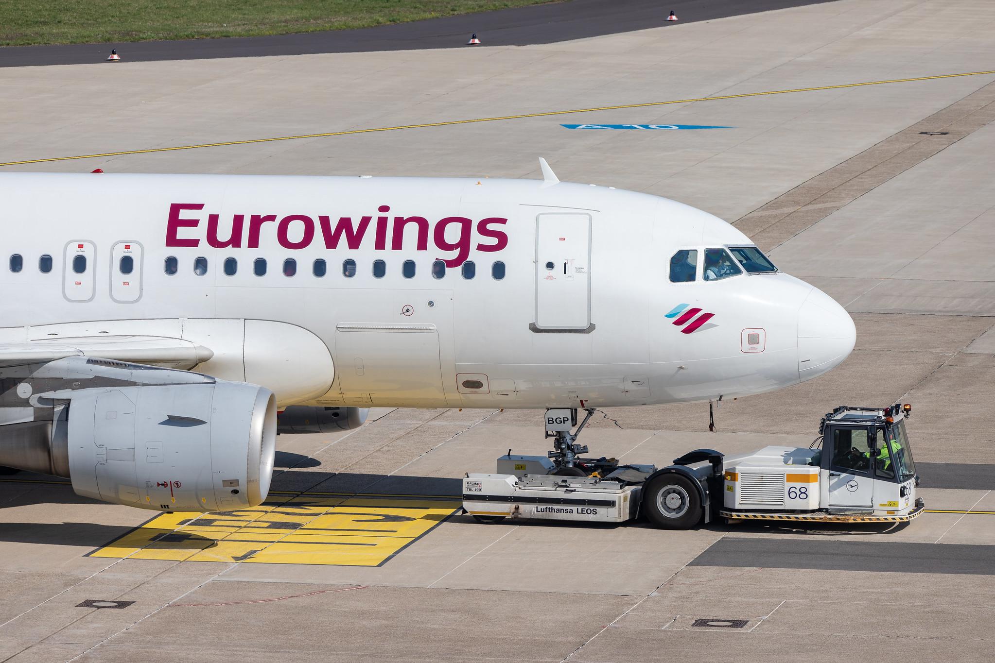 Düsseldorf Airport: Eurowings (EW / EWG) |  Airbus A319-112 A319 | D-ABGP | MSN 3728