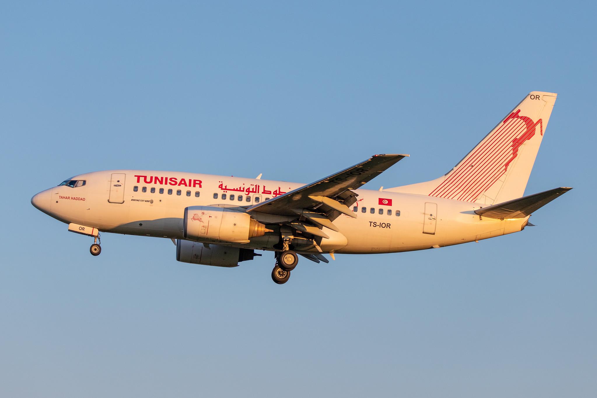 Hamburg Airport: Tunisair (TU / TAR) |  Boeing 737-6H3 B736 | TS-IOR | MSN 29502