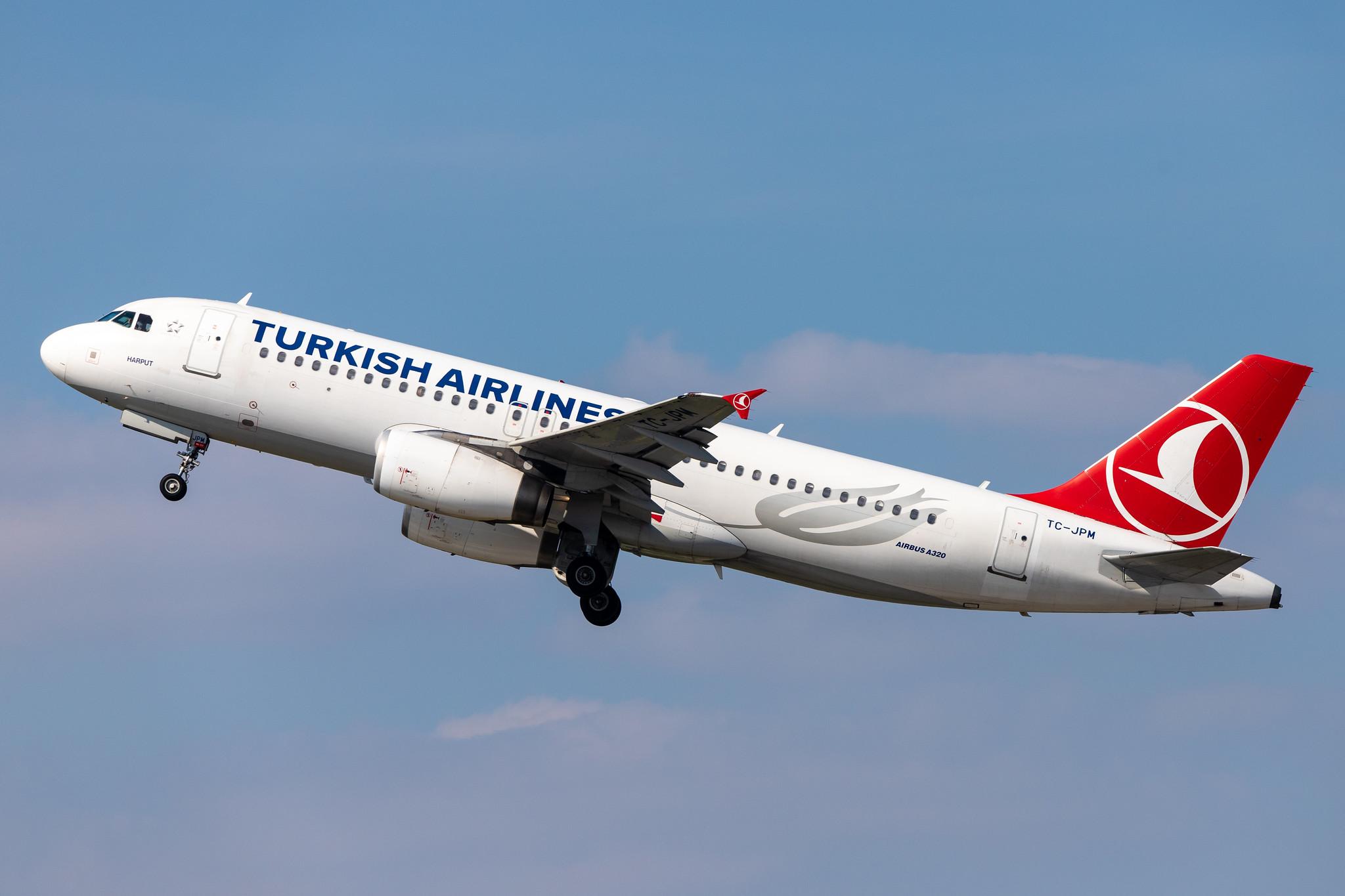 Düsseldorf Airport: Turkish Airlines (TK / THY) |  Airbus A320-232 A320 | TC-JPM | MSN 3341