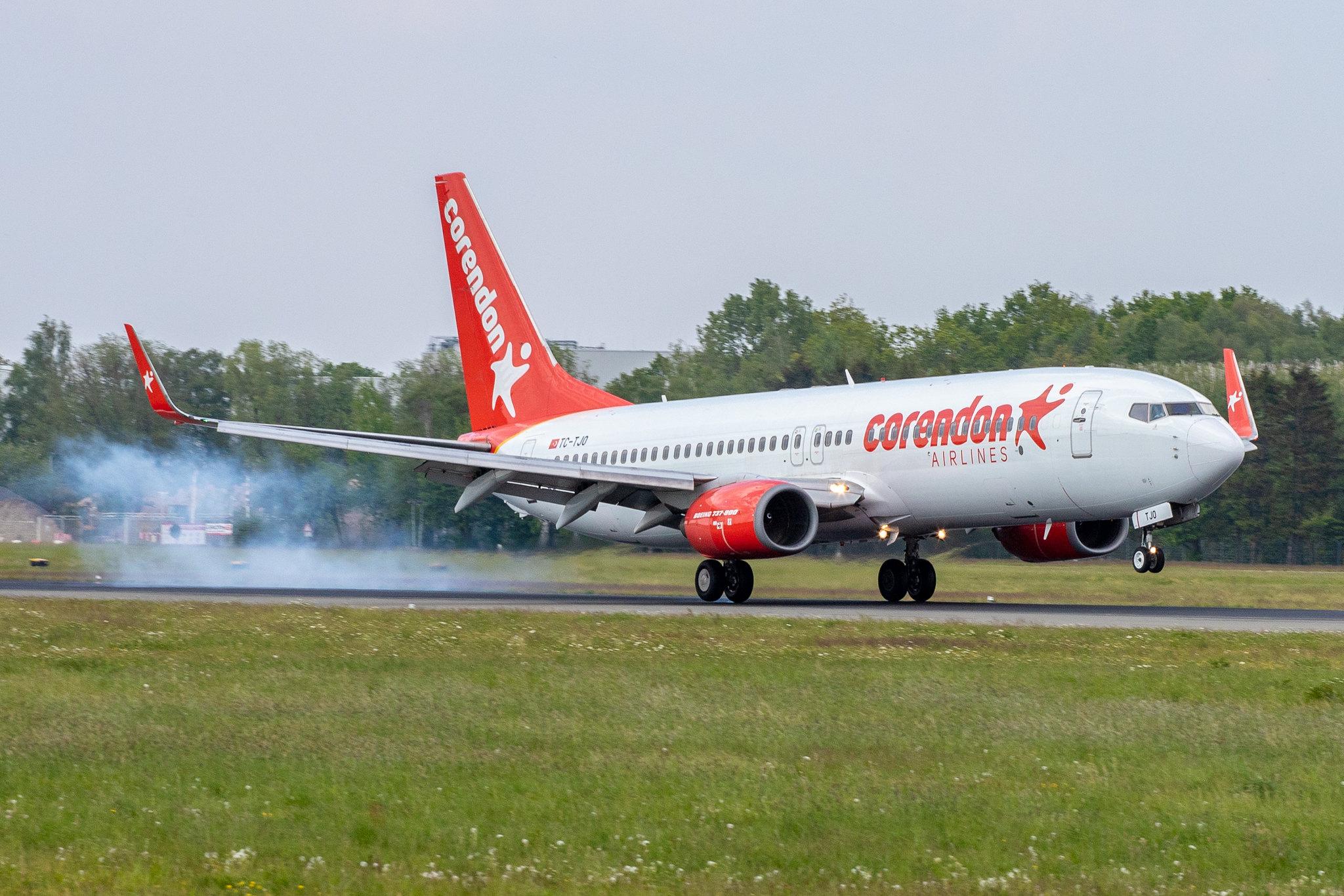 Hamburg Airport: Corendon Airlines (XC / CAI) |  Boeing 737-86N B738 | TC-TJO | MSN 34253