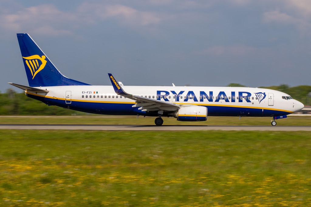 Hamburg Airport: Ryanair (FR / RYR) |  Boeing 737-8AS B738 | EI-FZI | MSN 44782
