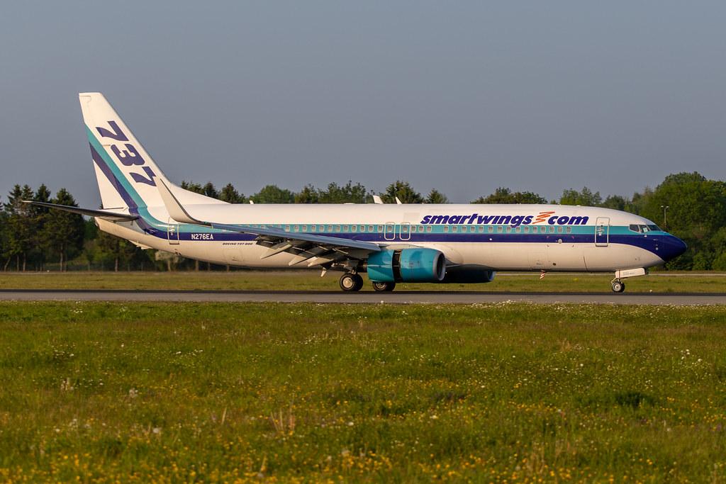 Hamburg Airport: Swift Air (WQ / SWQ) |  Boeing 737-8AL B738 | N276EA | MSN 35070