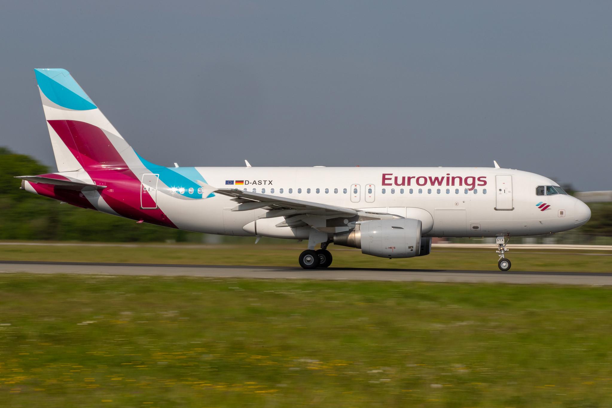 Hamburg Airport: Eurowings (EW / EWG) | Operator: Germanwings | Airbus A319-112 A319 | D-ASTX | MSN 3202