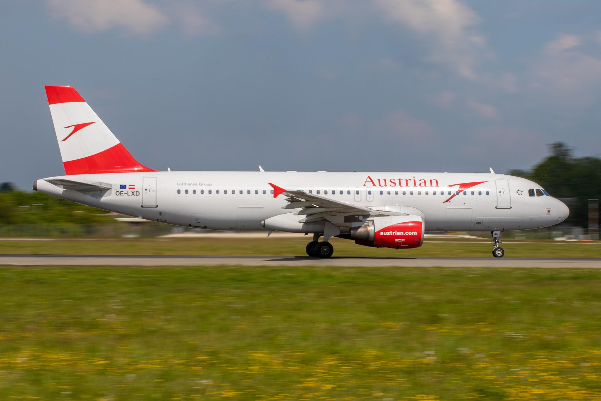 Hamburg Airport: Austrian Airlines (OS / AUA) |  Airbus A320-216 A320 | OE-LXD | MSN 3515
